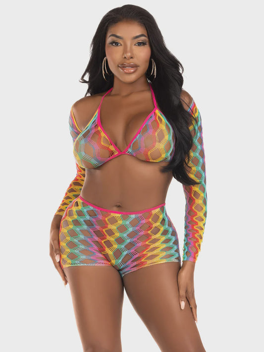 81661 Bra and Boy Shorts Set