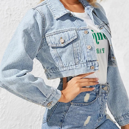 Cropped Denim Jacket