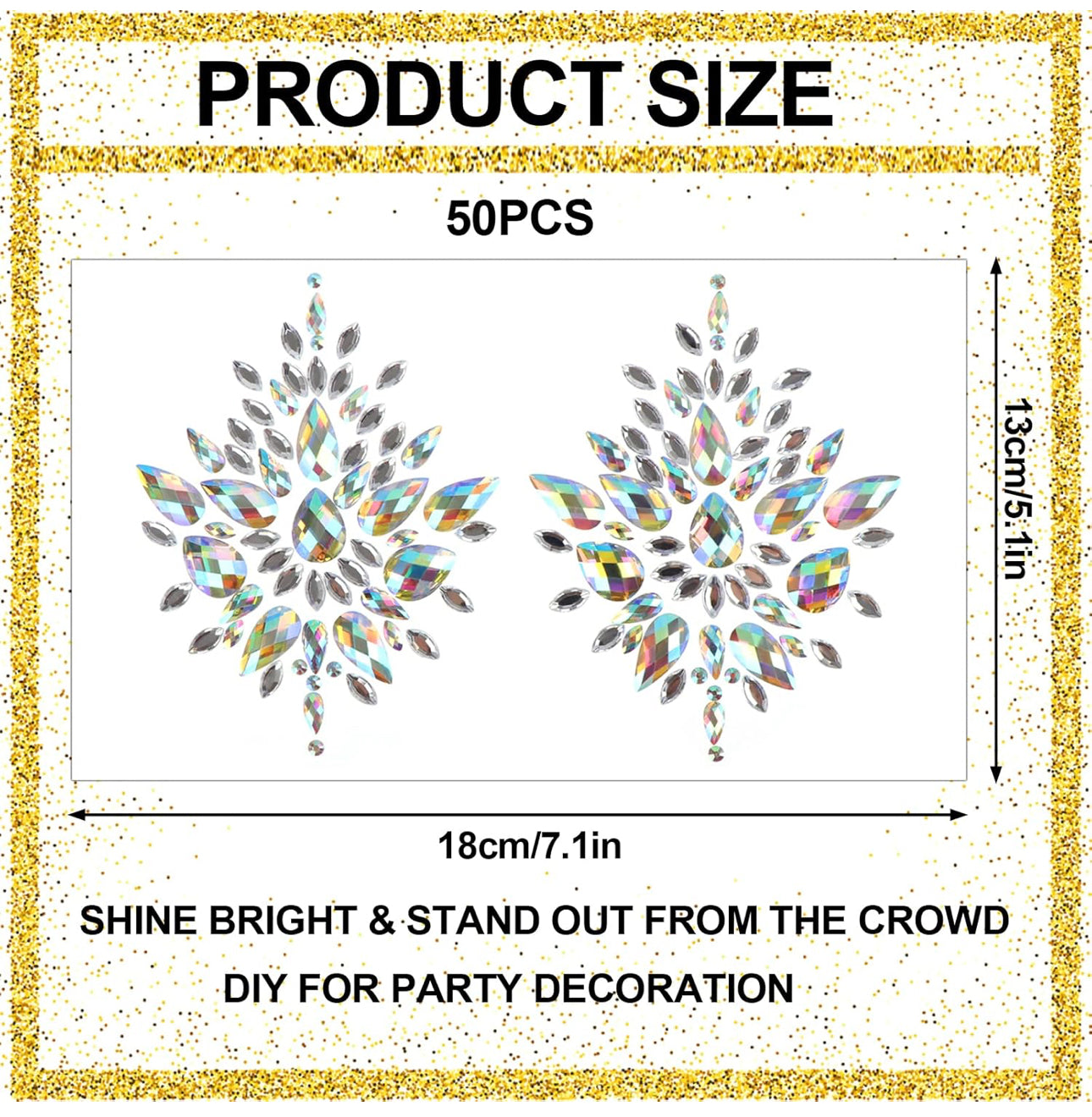 Rhinestone Body Jewelry Stick