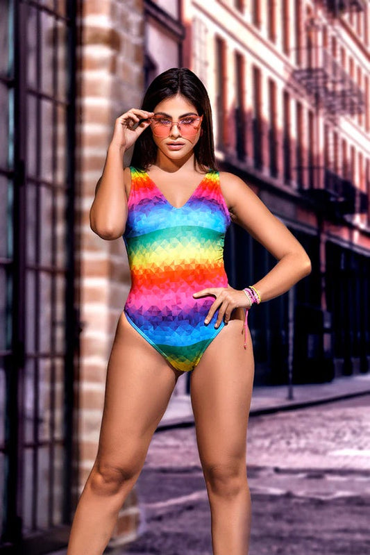 2692 pixel rainbow print