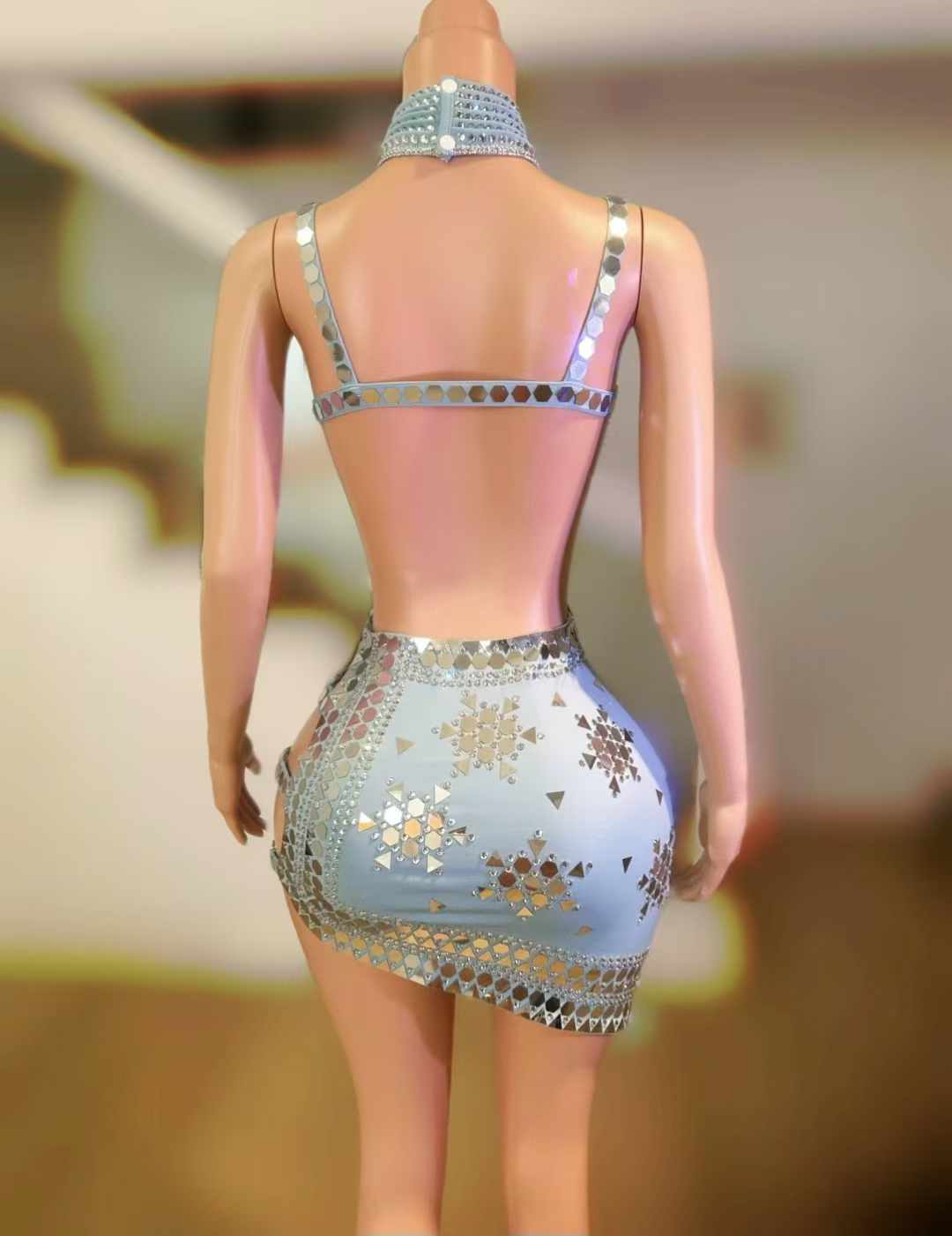 Light Blue Club Dress
