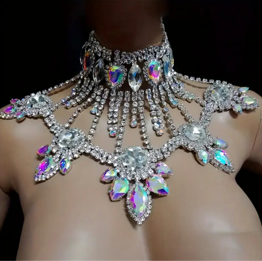 Elegant Boho Rhinestone Choker