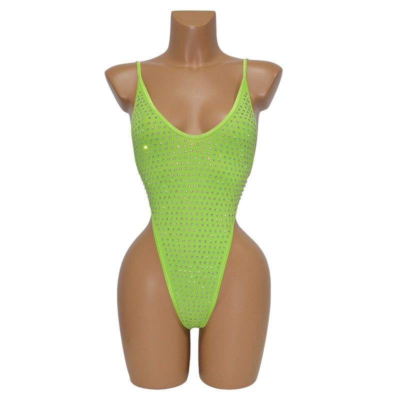 Electric Rhinestone Bodysuit