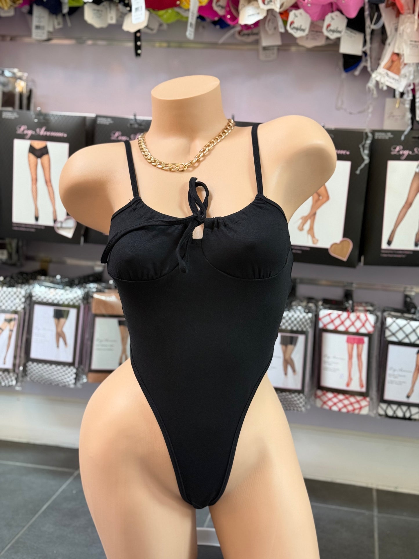 A Sexy Black Bodysuit