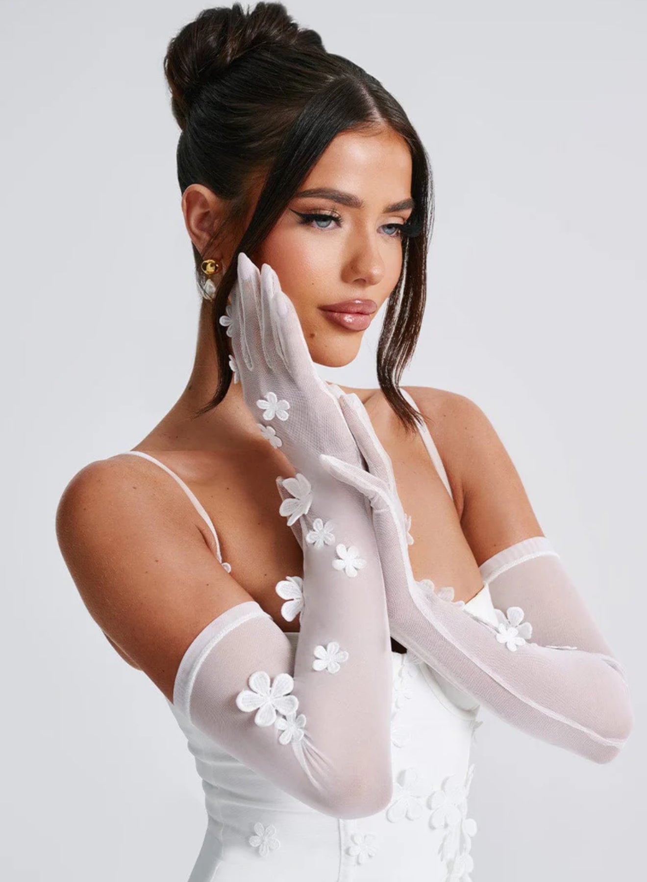 DALARY GLOVES - IVORY “XS”