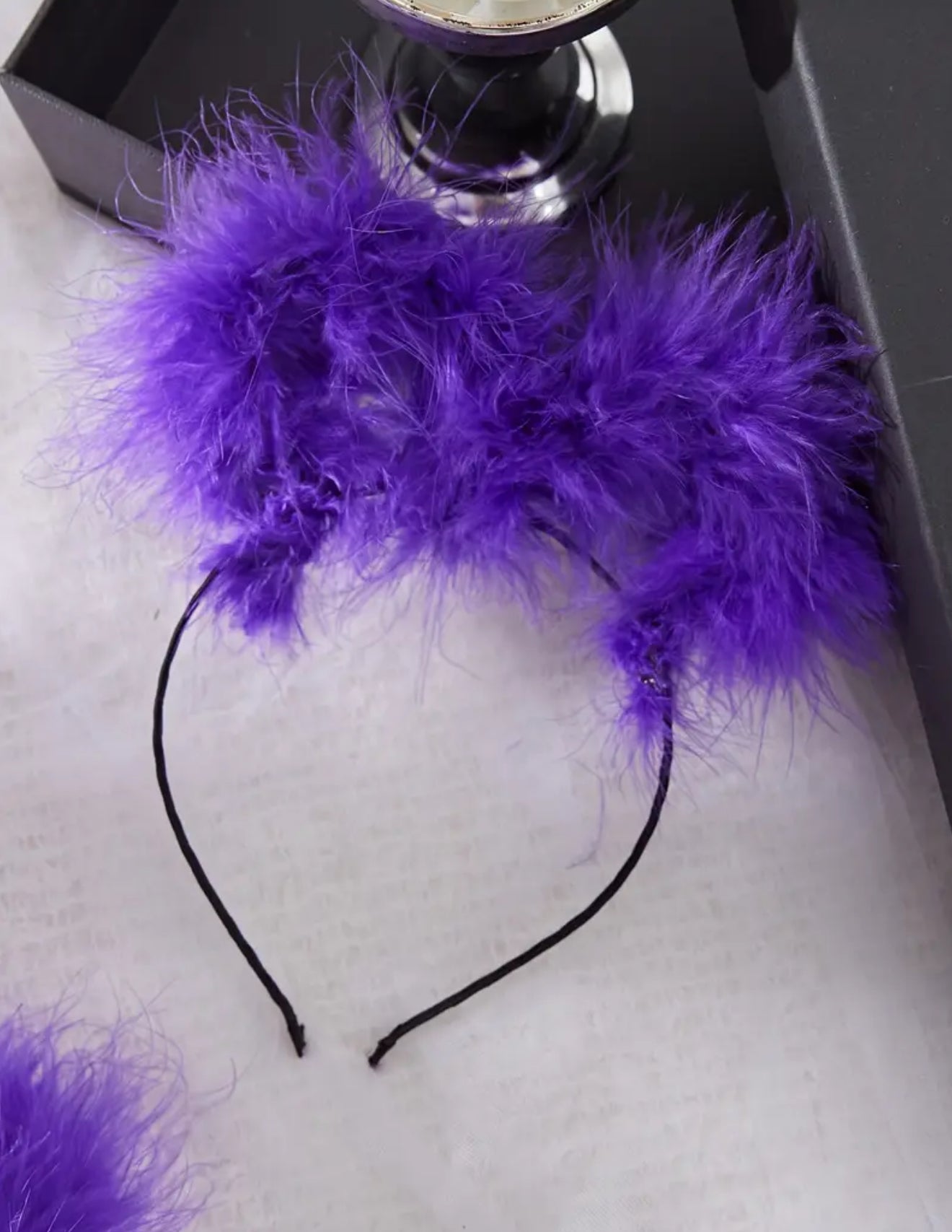 Purple bodysuit lingerie O/S