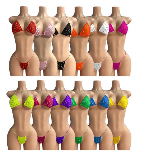 E-R34 2PC micro set bikini Dancewear