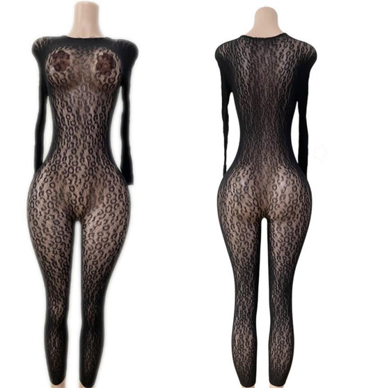 E-T25 Dancewear Black Romper