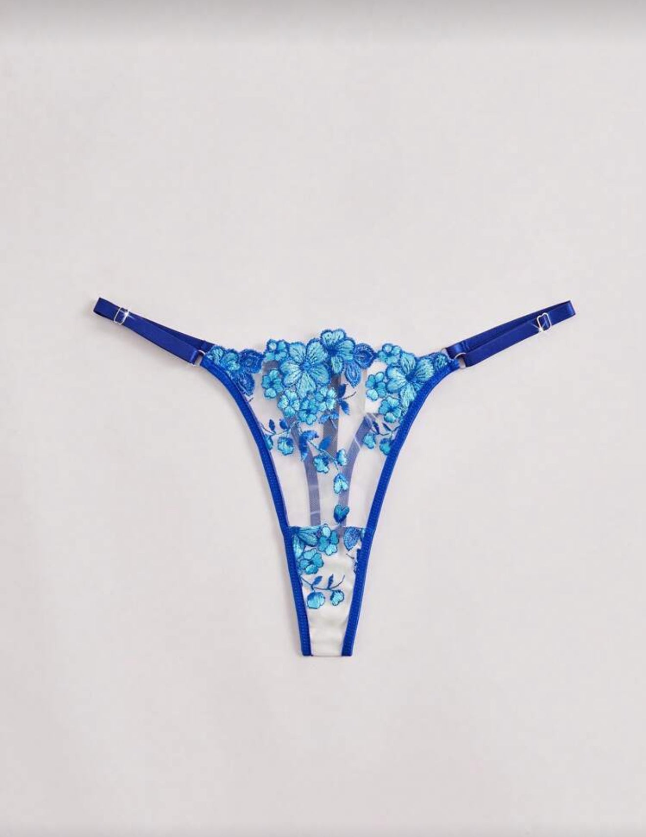 Transparent Floral Lace Lingerie Set “Small”