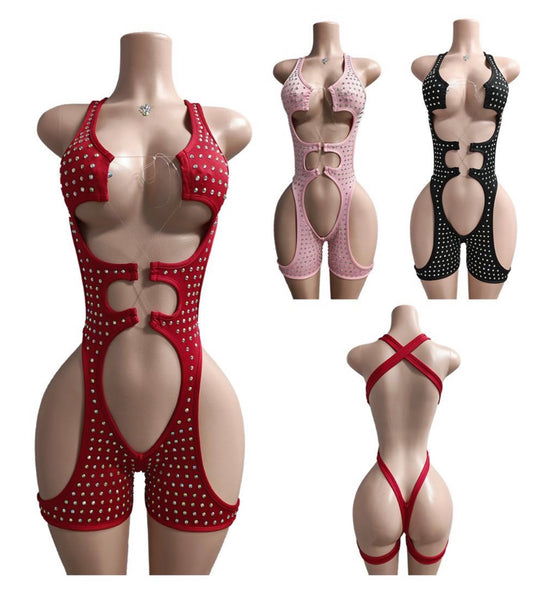 E-R01C Dancewear romper outfit
