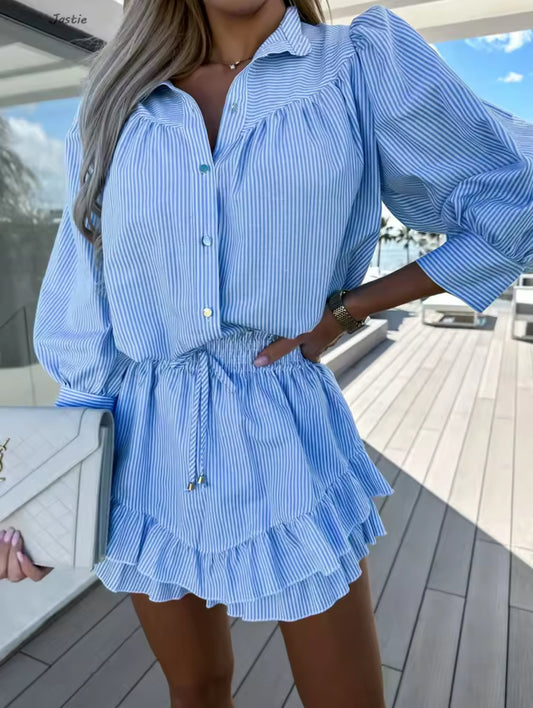 Baby Blue short set for Summer