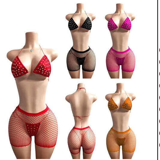 E-R34L 3PC Dancewear set