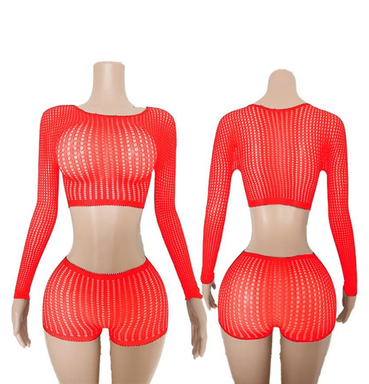 E-M107 2PC Short Set