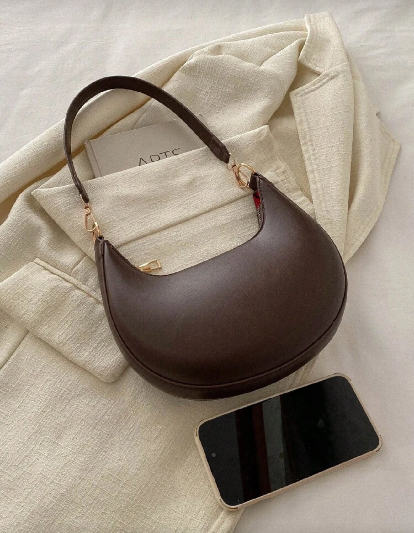 New Fashionable French Style Texture & Chic Shoulder Crossbody Bag For Women, Perfect For Commuting And Casual Occasions