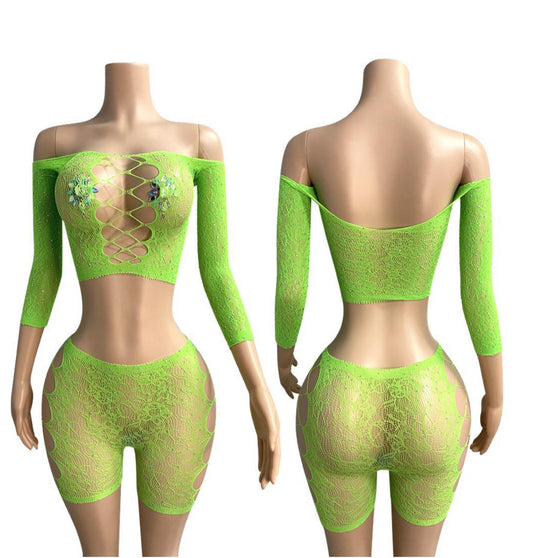 E-M95 Dancewear short set