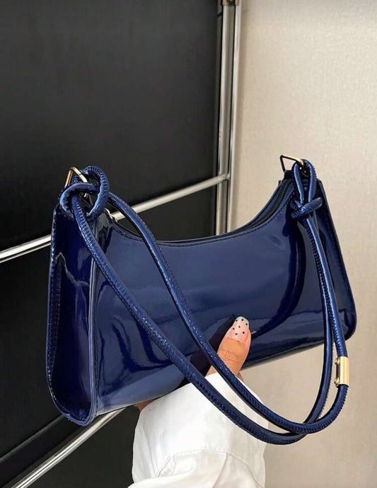 Solid Color & Minimalist & Luxury & Hobo Shoulder Bag