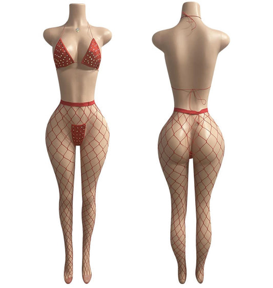 E-R34E 3PC dance wear set