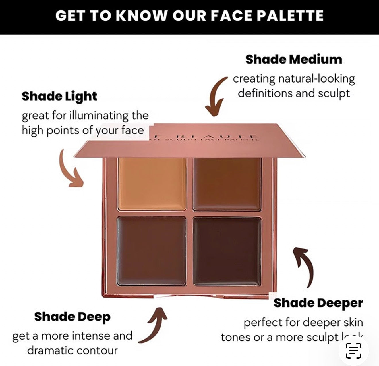 Ace Beautè Ultimate Sculpt Face Palette