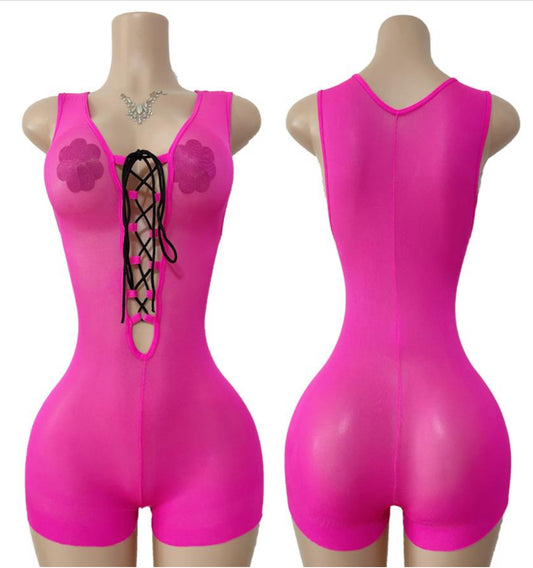 E-T32 Pink Romper