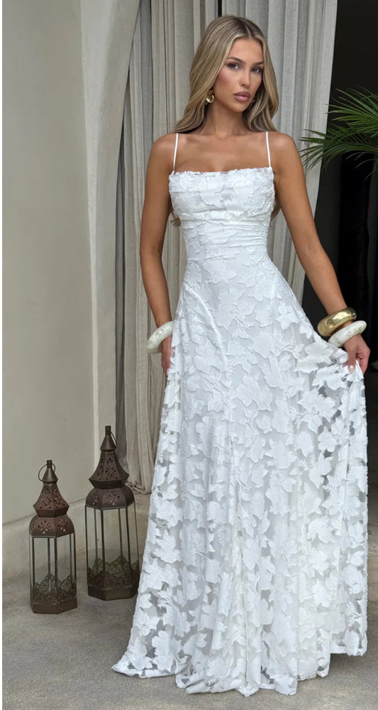 FRANCIS MAXI DRESS - IVORY