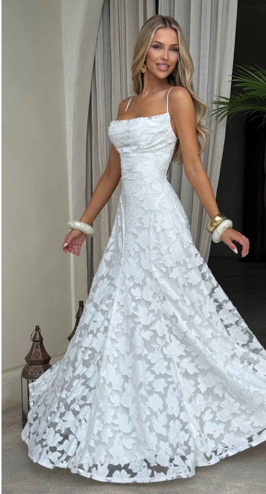 FRANCIS MAXI DRESS - IVORY