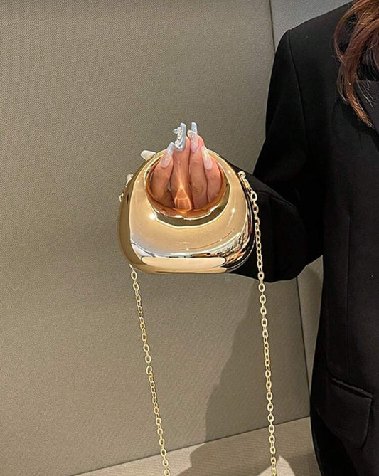 Mini hand Gold Bag