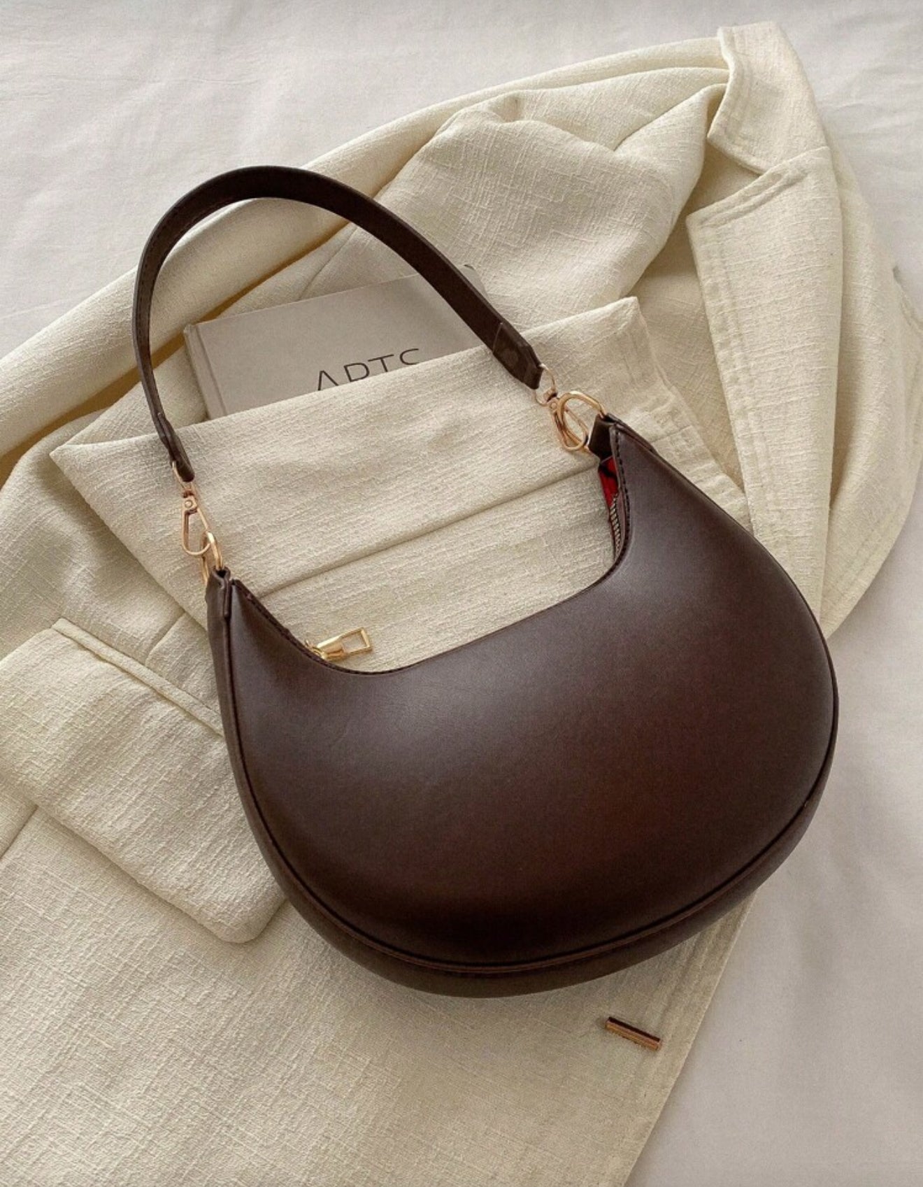 New Fashionable French Style Texture & Chic Shoulder Crossbody Bag For Women, Perfect For Commuting And Casual Occasions