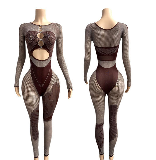 E-M67 full bodysuit stocking