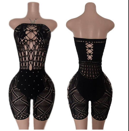 E-T149 Dancewear Romper