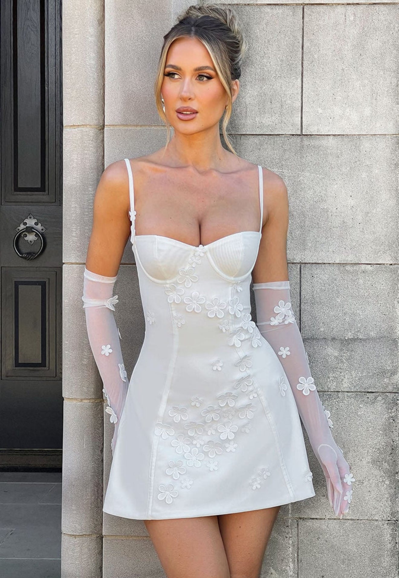 DALARY MINI DRESS - IVORY