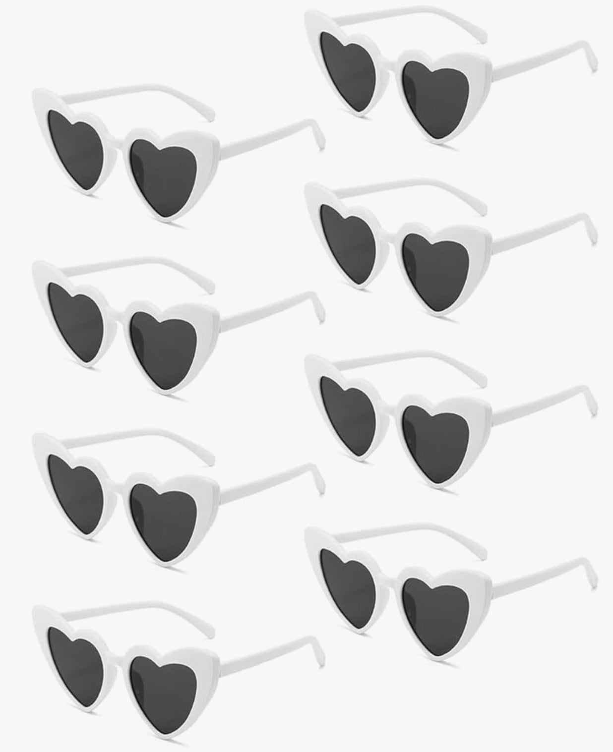 Heart Sunglasses Vintage Cat Eye