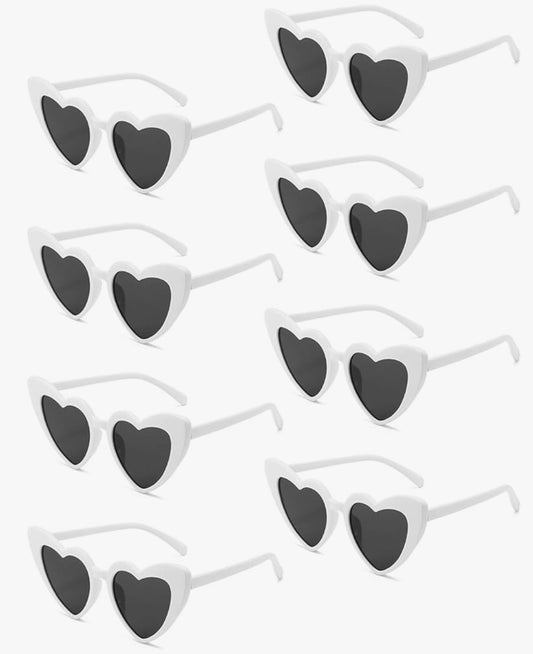 Heart Sunglasses Vintage Cat Eye