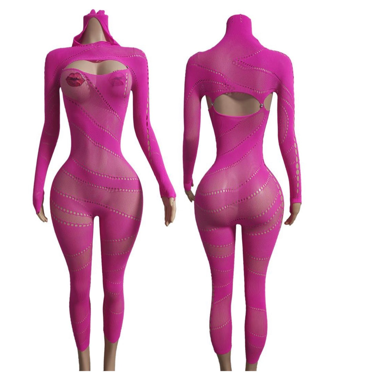 E-M146 Fullbody Dancewear Romper