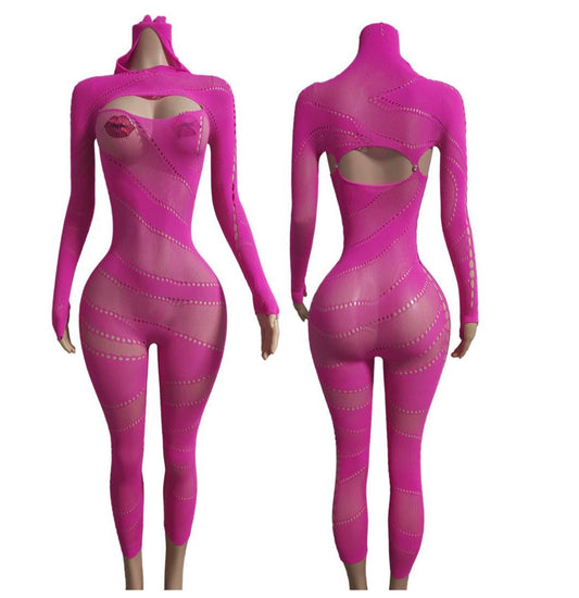 E-M146 Fullbody Dancewear Romper