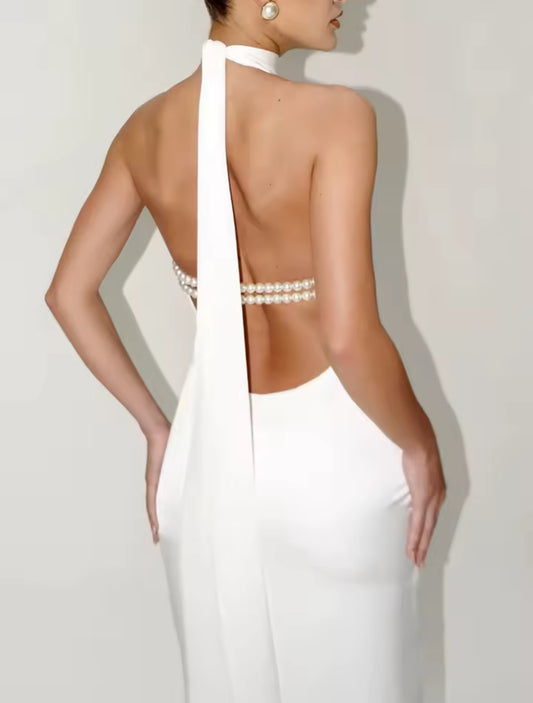 Satin Bride Ivory Dress “Small”