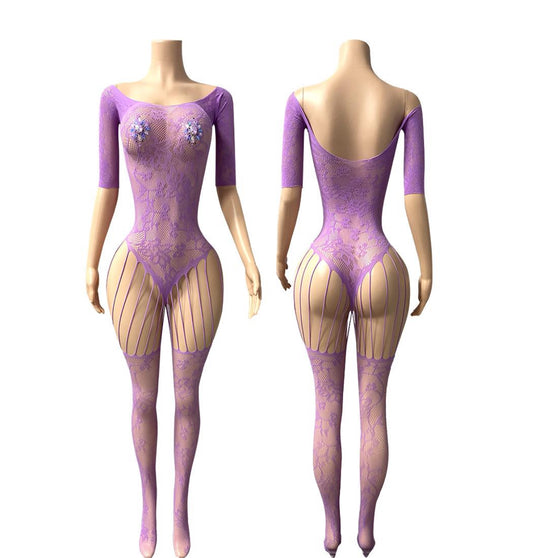 E-M15 long sleeve fishnet