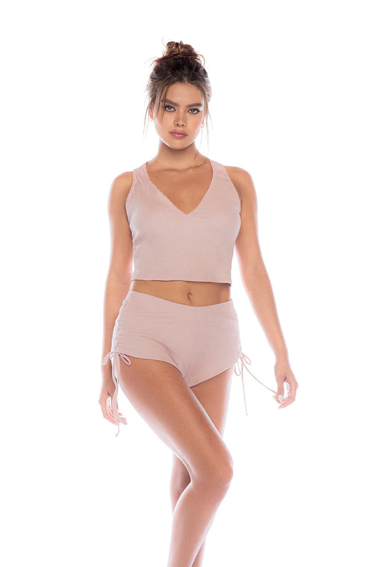 7570 Rose two piece pajama set