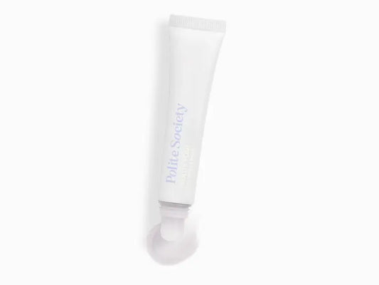 POLITE SOCIETY Color Coconut Cream
Polite Pout Glossy Lip Balm in Peach Bellini