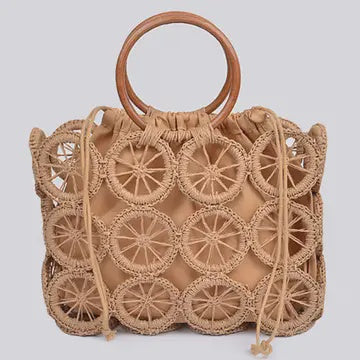 Monotone Crochet Handbag