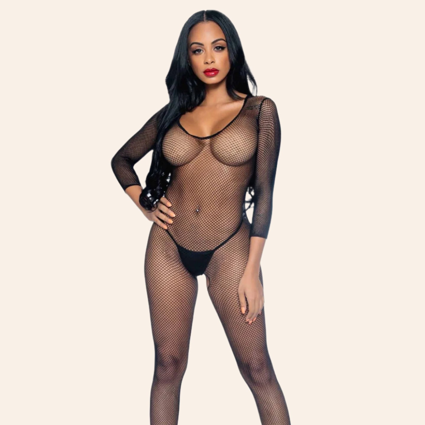 8378 Long Sleeves Bodystocking