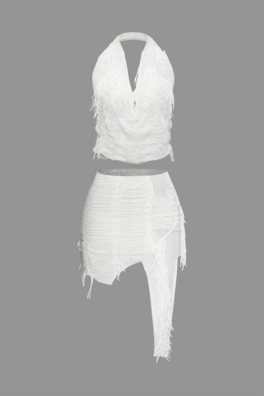 Cami top and mini skirt