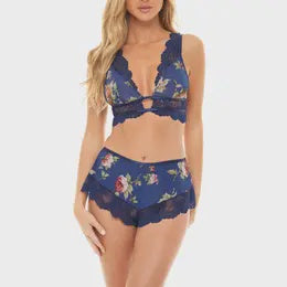 NAEVA 2PC CAMI SET Estate Blue  S/M