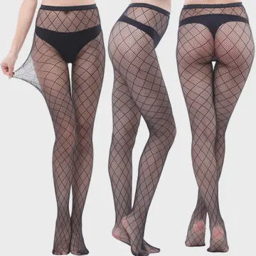 High Waist Fishnet Stockings PANTYHOSE