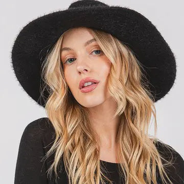 Fuzzy Fedora Hat