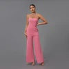 Wide leg jumpsuit pink