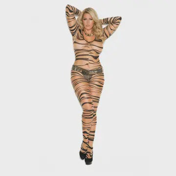 1690Q Bodystocking Nude/Black