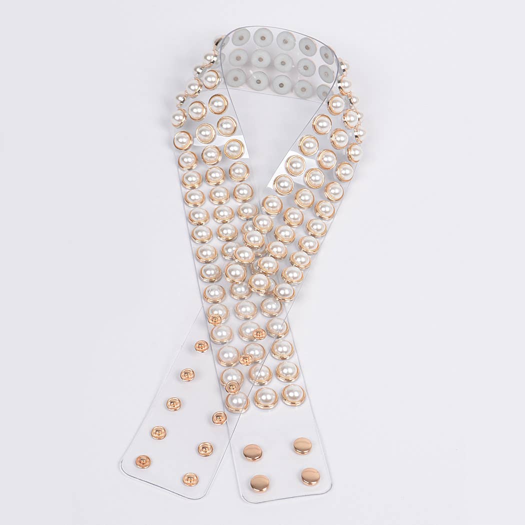 Pearl Clear Waist Belt