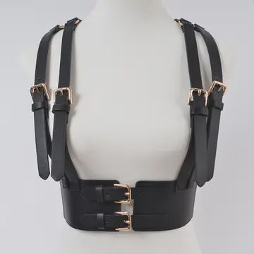 Two Buckle Double Suspend Elastic Belt