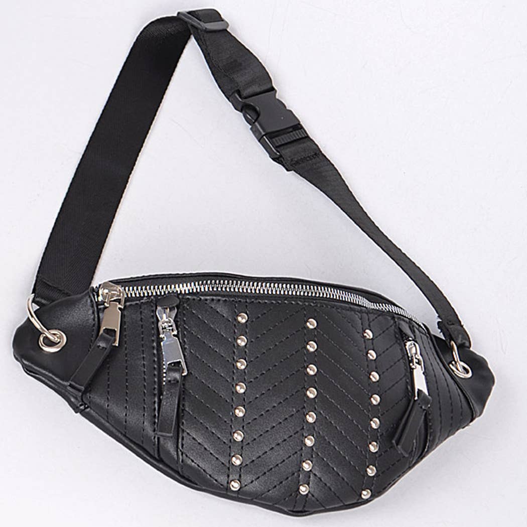 Studded Casual Fanny Pack