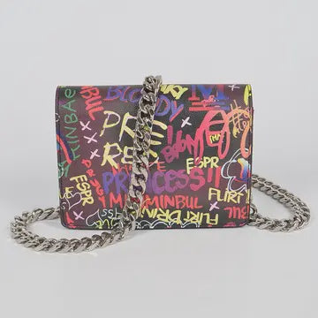 Oversized Chain Graffiti bag